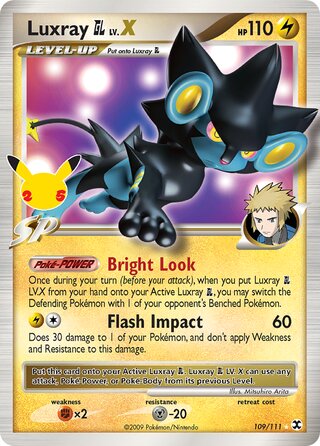 Luxray GL LV.X 109/111 - Celebrations