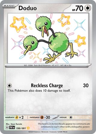 Doduo 199/091 - Paldean Fates