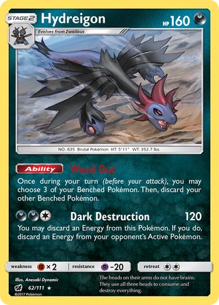 Hydreigon 62/111 - Crimson Invasion