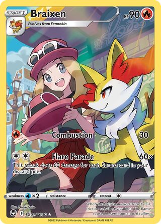 Braixen TG01/TG30 - Silver Tempest