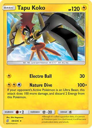 Tapu Koko 69/236 - Unified Minds