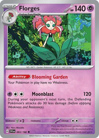Florges 093/198 - Scarlet & Violet Base