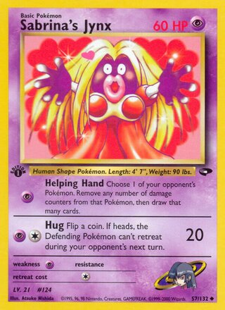 Sabrina's Jynx 57/132 - Gym Heroes