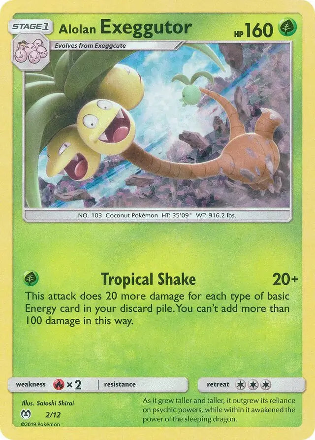 Alolan Exeggutor 2 - McDonald's Promos 2019