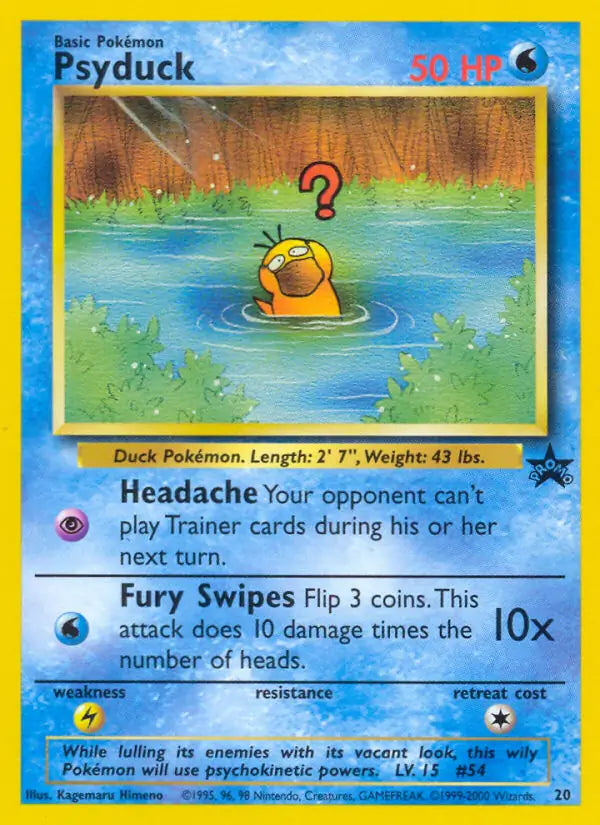 Psyduck 20 - WOTC Promo
