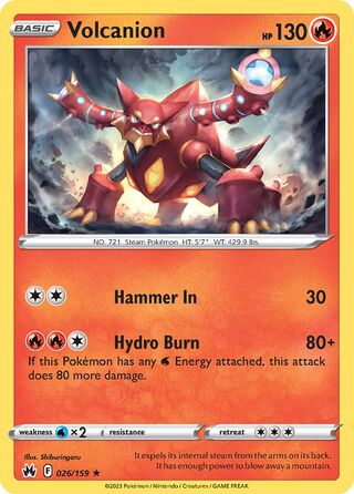 Volcanion 026/159 - Crown Zenith