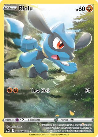 Riolu GG26/GG70 - Crown Zenith