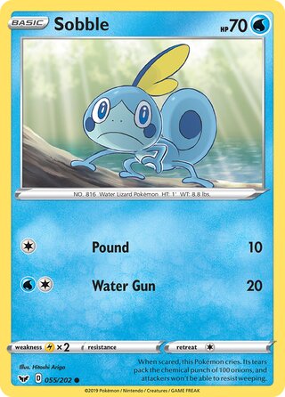 Sobble 055/202 - Sword & Shield Base