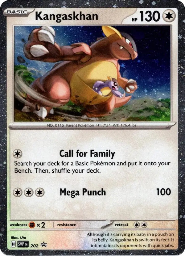 Kangaskhan Cosmos Holo 202 - Scarlet & Violet Promos