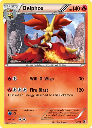 Delphox 10/39 - XY Starter Set
