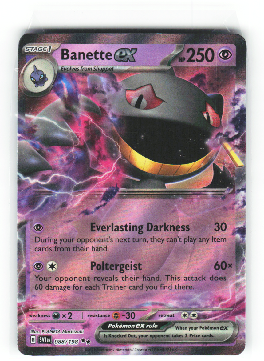 Banette ex 088/198 - Scarlet & Violet Base