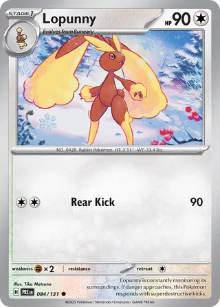 Lopunny 084/131 - Prismatic Evolutions
