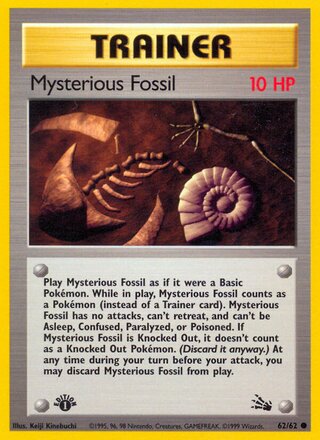 Mysterious Fossil 62/62 - Fossil
