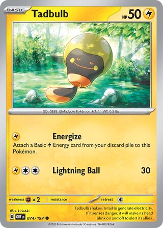 Tadbulb 074/197 - Obsidian Flames