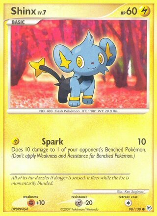 Shinx 98/130 - Diamond & Pearl Base