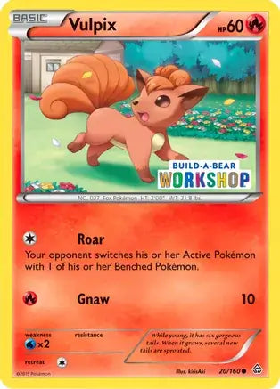 Vulpix Build-A-Bear 20 - Miscellaneous Promos