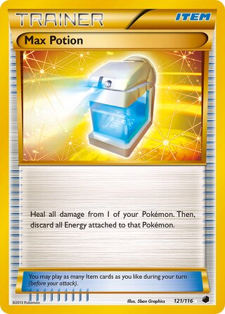 Max Potion 121/116 - Plasma Freeze