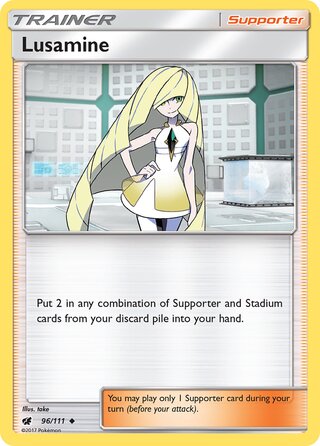 Lusamine 96/111 - Crimson Invasion