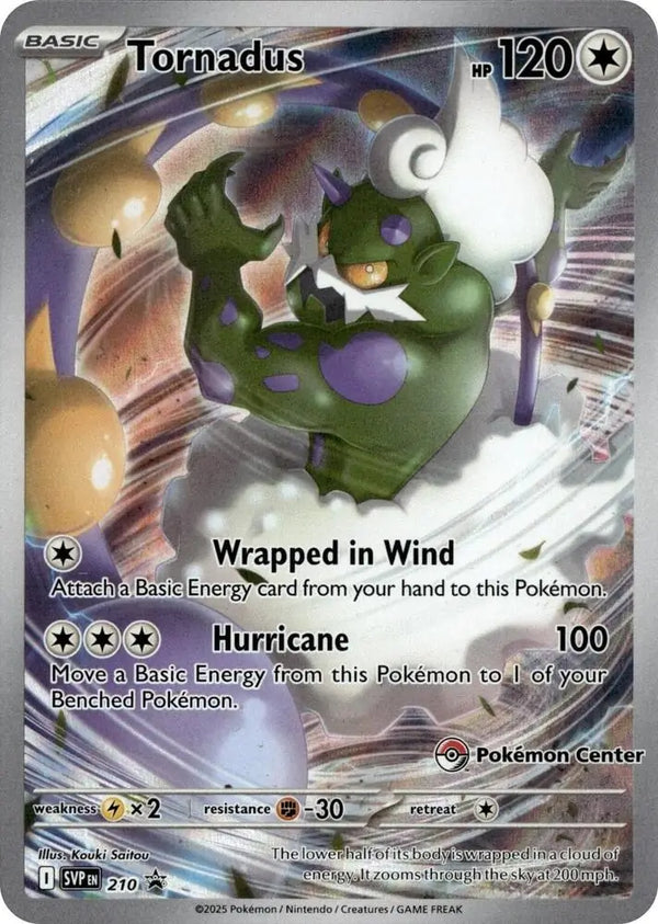 Tornadus Pokemon Center Exclusive 210 - Scarlet & Violet Promos