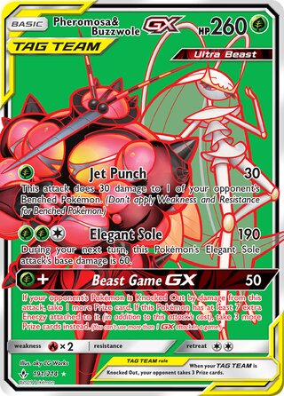 Pheromosa & Buzzwole-GX 191/214 - Unbroken Bonds