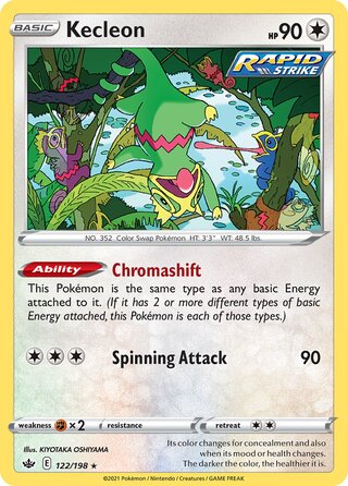 Kecleon 122/198 - Chilling Reign