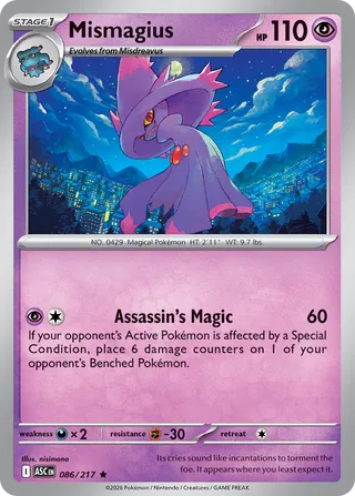 Mismagius 086/217 - Ascended Heroes