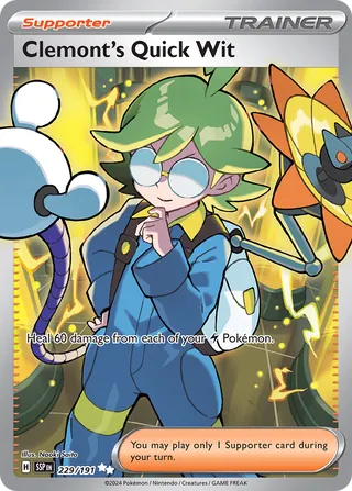 Clemont's Quick Wit 229/191 - Surging Sparks