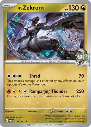 N's Zekrom 155/217 - Ascended Heroes
