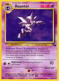 Haunter 21/62 - Fossil