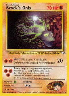 Brock's Onix 21/132 - Gym Heroes