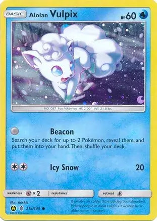 Alolan Vulpix 21a - Alternate Art Promos