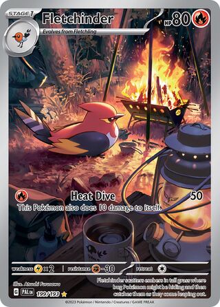 Fletchinder 199/193 - Paldea Evolved