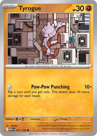 Tyrogue 071/132 - Mega Evolution Base