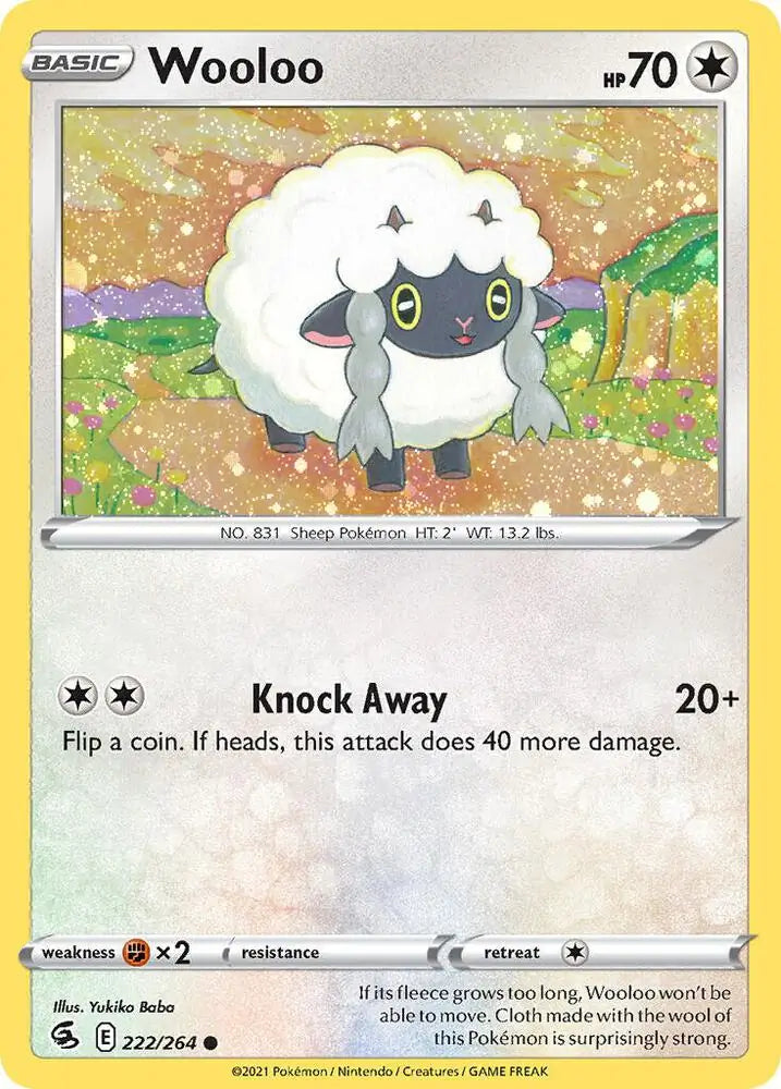 Wooloo Cosmos Holo 222 - Miscellaneous Promos