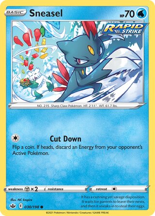 Sneasel 030/198 - Chilling Reign