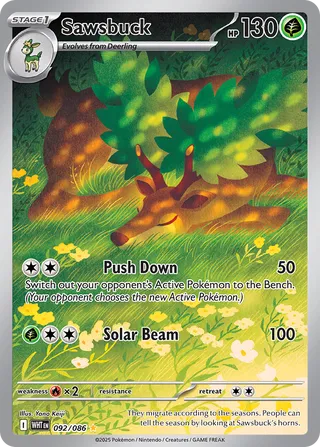 Sawsbuck 092/086 - White Flare