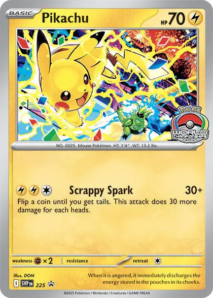 Pikachu World Championship 225 - Scarlet & Violet Promos