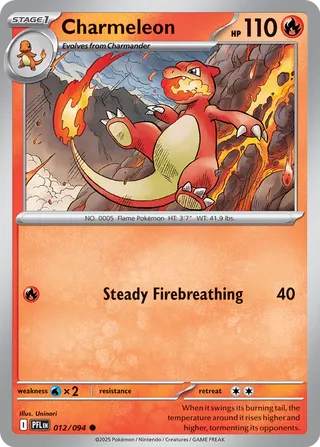 Charmeleon 012/094 - Phantasmal Flames