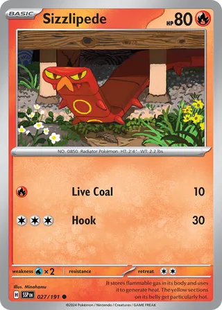 Sizzlipede 027/191 - Surging Sparks