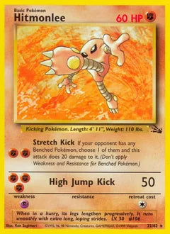 Hitmonlee 22/62 - Fossil