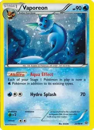 Vaporeon Comos Holo 22 - Miscellaneous Promos