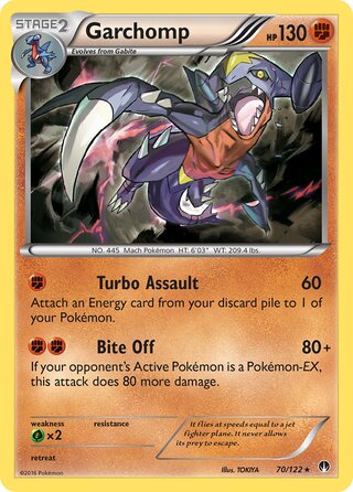 Garchomp 70/122 - BREAKpoint