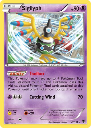 Sigilyph 41/101 - Plasma Blast