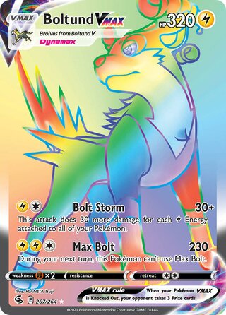Boltund VMAX 267/264 - Fusion Strike