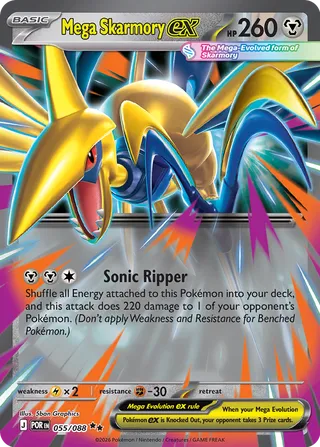 Mega Skarmory ex 055/088 - Perfect Order