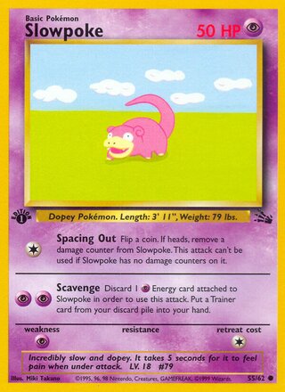 Slowpoke 55/62 - Fossil