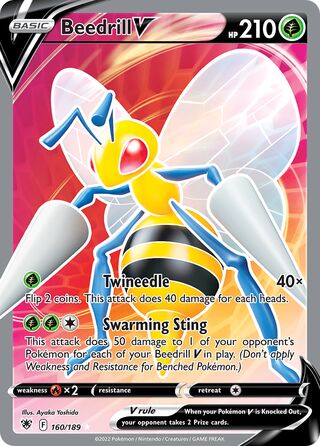Beedrill V 160/189 - Astral Radiance