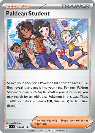 Paldean Student 086/091 - Paldean Fates