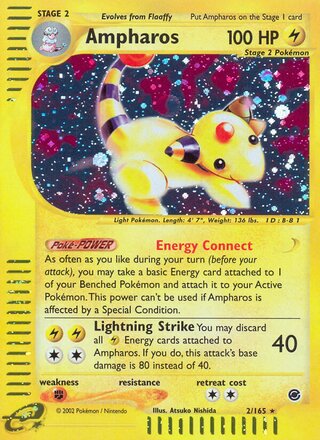 Ampharos 2/165 - Expedition Base Set