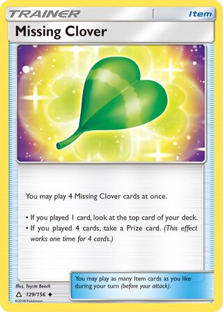 Missing Clover 129/156 - Ultra Prism
